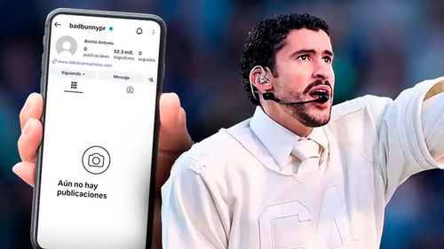 Bad Bunny sorprende a sus fans tras borrar su Instagram luego de su presentación en el Super Bowl 2026