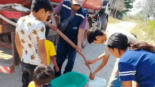 Puerto Suárez enfrenta escasez de agua y habilitan cisterna para abastecer a vecinos