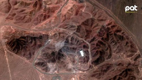 Imágenes satelitales revelan que el régimen iraní desplegó maquinaria en su planta nuclear