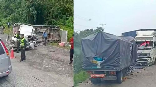 Accidente múltiple deja dos fallecidos y cinco heridos en la carretera nueva Santa Cruz–Cochabamba 