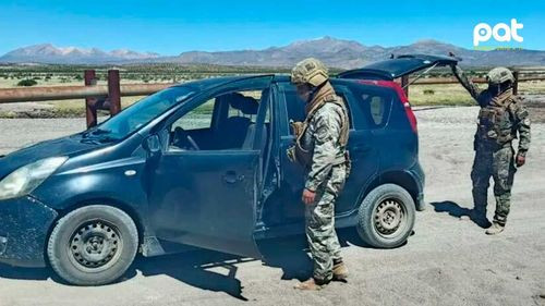 Militares refuerzan controles en frontera ante incremento de autos indocumentados