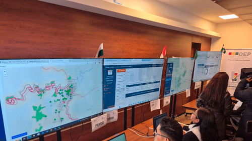 Órgano Electoral presenta centro de monitoreo para el control de votaciones en los nueve departamentos