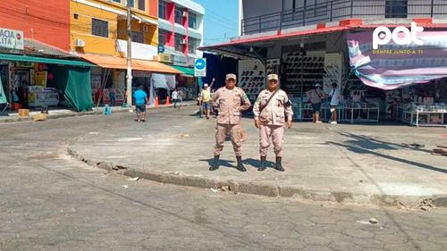 Alcaldía cruceña interviene en el mercado antiguo La Ramada para ordenar espacios públicos