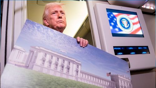 Trump revela construcción de complejo militar bajo la Casa Blanca