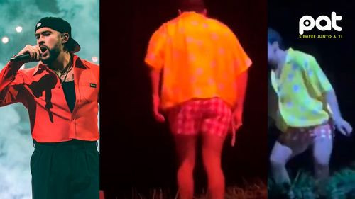  “No Me Quiero Ir de Aquí” Bad Bunny sufre lesión en la rodilla pero completa su último concierto en Puerto Rico