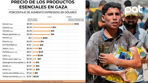  Cuánto cuesta la comida básica en Gaza, si la puedes encontrar