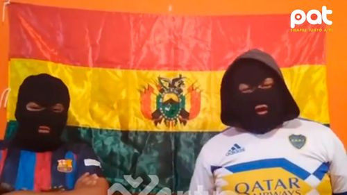 Encapuchados  presuntamente afines a Morales exigen a Manfred Reyes Villa que decline su candidatura