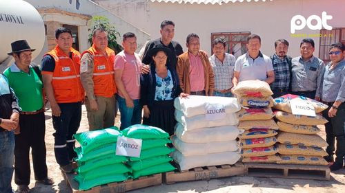 Gobierno entrega 464 toneladas de ayuda en Chuquisaca y Tarija