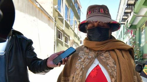 Felipa Huanca declara como testigo en el caso Fondo Indígena y evita dar detalles tras su comparecencia