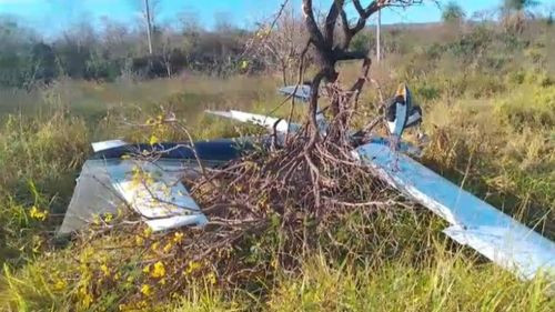 Dos heridos tras la caída de una avioneta cerca del municipio del Carmen Rivero Torrez 