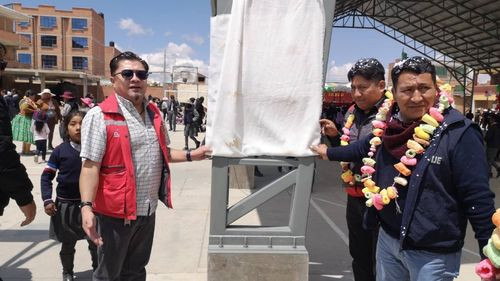 Colegio Atipiris del Distrito 8 estrena tinglado que beneficia a más de 1.600 estudiantes