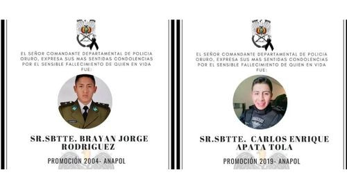 Gobierno confirma la muert4 de un segundo policía en operativo de desbloqueo en Llallagua