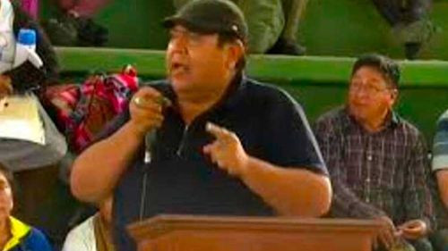 Evista Henry Ceballos convoca a sus bases a quemar ánforas para impedir las elecciones