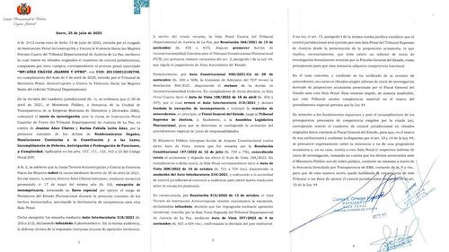 Sala penal del TSJ  ordena remitir antecedentes al ministerio público en caso eba