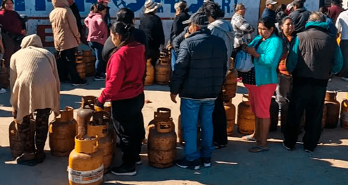 Distribuidora limita la venta de gas a dos garrafas por persona