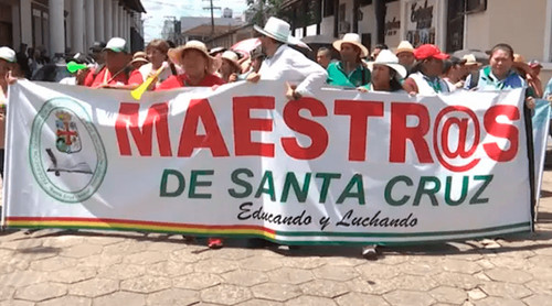 Maestros urbanos anuncian paro nacional de 24 horas para el lunes