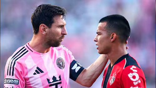 Messi brilla con doble asistencia en la  victoria de Inter Miami ante Atlas en  la Leagues Cup
