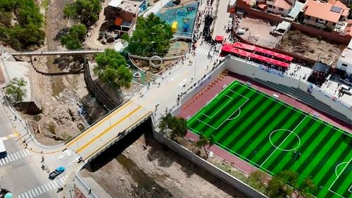 Alcalde de Sucre entrega primer proyecto del Corredor Urbano del Bicentenario en Bajo Aranjuez