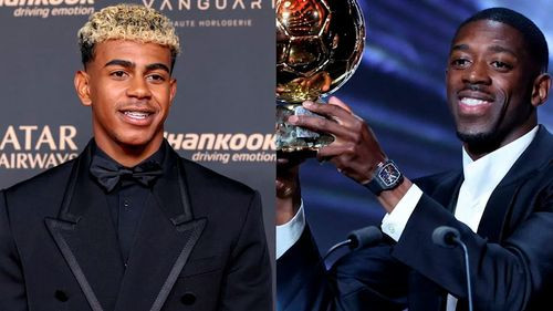 Lamine Yamal felicita a Dembélé tras  el Balón de Oro: &quot;Hay que escalar  para llegar a la cima&quot;