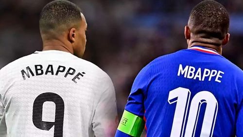 Mbappé alcanza 10 partidos consecutivos marcando entre Real Madrid y Francia