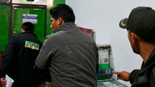 Franklin Flores declara en la  Fiscalía tras su aprehensión por  presuntos hechos de corrupción