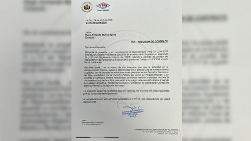 Remueven a director de YPFB por presunto manejo irregular