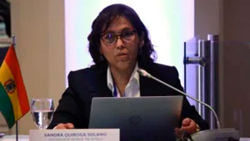 Bolivia designa nueva contralora interina Sandra Quiroga Solano