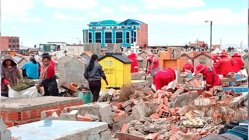 Alcaldía refuerza limpieza en cementerios antes de Todos Santos