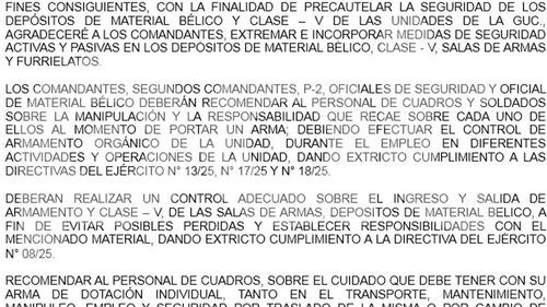 Ejército habría instruido inventario urgente de armamento antes de explosión en Viacha