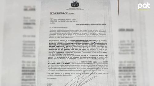 Emiten sello rojo internacional para Jesús Miguel Camargo y otros implicados en asesinato