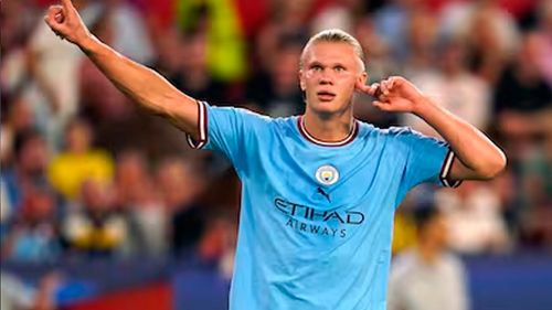 Haaland bate récord histórico en la Champions con 50 goles en 49 partidos