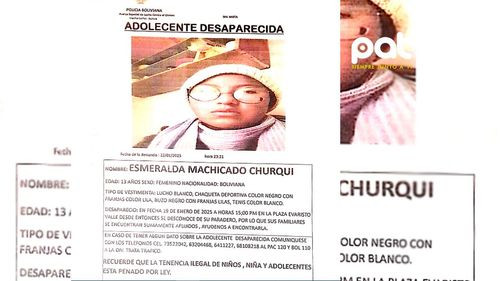 Preocupación por desaparición de adolescente en Viacha: familiares piden ayuda
