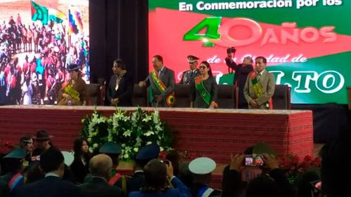 Arce anuncia proyectos para modernizar El Alto en su 40 aniversario