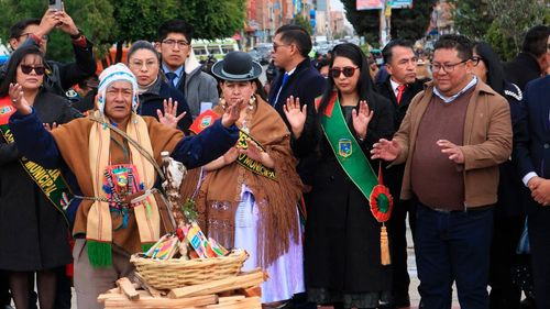 Eva Copa celebra el 40 aniversario de El Alto con sueños de crecimiento y progreso