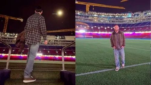 Leo Messi visita el Camp Nou y expresa su deseo de regresar