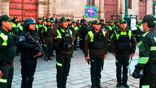 Más de 1.600 policías y 199 guardias  municipales velarán por la  seguridad en el Bolivia – Brasil en El  Titán