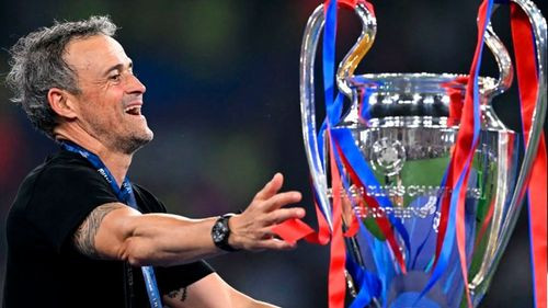 Luis Enrique, mejor entrenador del  año con el Trofeo Johan Cruyff