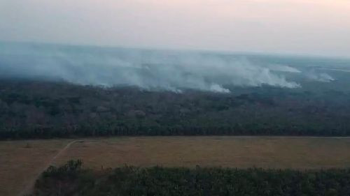 Gobernación reporta 12 incendios activos en Santa Cruz con mayor afectación en la Chiquitania