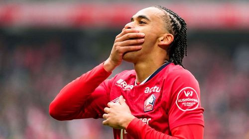 Ethan Mbappé marca su primer gol como profesional en la victoria del Lille