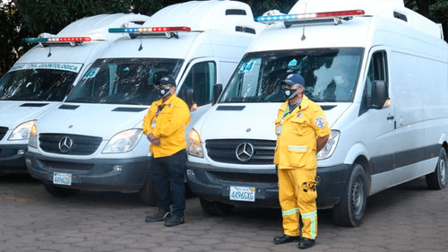 Gobierno despliega 45 ambulancias a nivel nacional para garantizar atención médica durante las elecciones del 17 de agosto