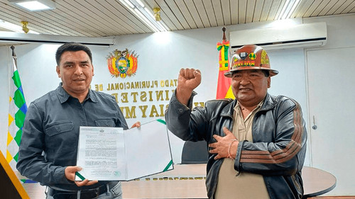 Minería posesiona a Eddy Antezana como nuevo director de la AJAM a un mes del cambio de Gobierno