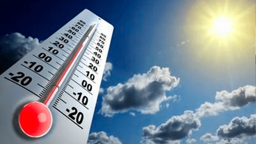 Emiten alerta naranja por altas temperaturas en cinco departamentos del país