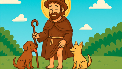  San Roque, el santo protector de los perros, es recordado hoy con fe y devoción