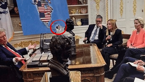 Trump difunde imagen con Venezuela como territorio de EE.UU.