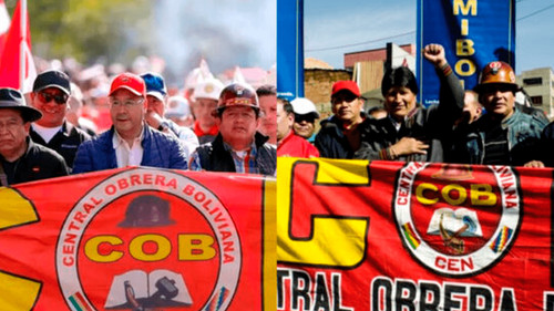 Aliada de Gobiernos del MAS, la COB protesta por cierre de ministerios, viceministerios y despidos en YPFB; amenaza con movilizaciones