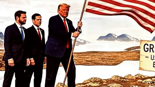 “Groenlandia, territorio de Estados Unidos”: Trump genera polémica al publicar imagen con IA