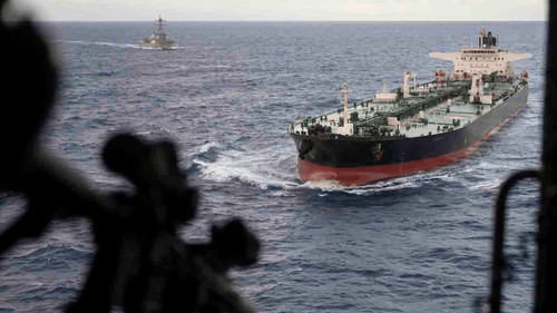 Fuerzas de EE. UU. abordan petrolero vinculado a Venezuela en el Océano Índico