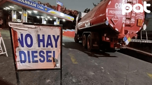 Crisis del diésel paraliza al transporte de exportación