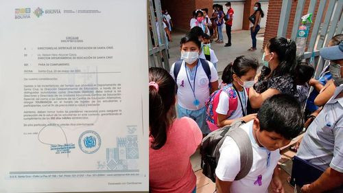 Educación en Santa Cruz establece tolerancia en ingreso y cambia modalidad en Pailón