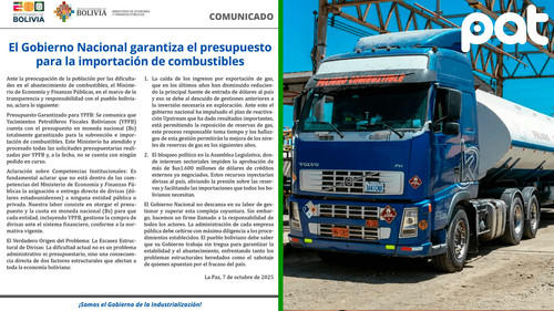 El Gobierno Nacional garantiza el presupuesto para importación de combustibles